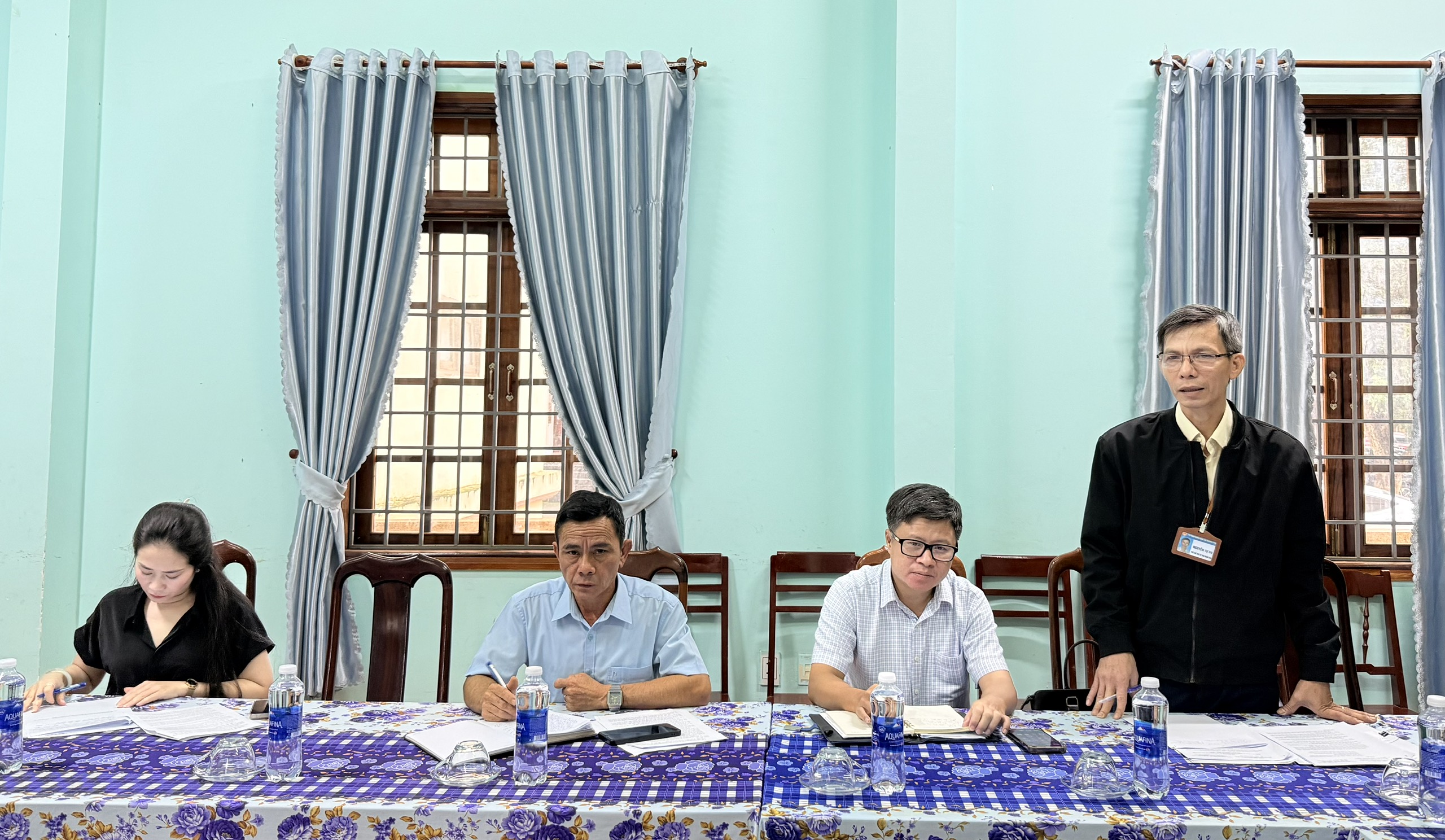 Sở Văn hóa – Thể thao – Du lịch tỉnh kiểm tra công tác tuyên truyền Đại hội Đảng bộ tỉnh Đắk Lắk lần thứ I, nhiệm kỳ 2025-2030 tại xã Quảng Phú